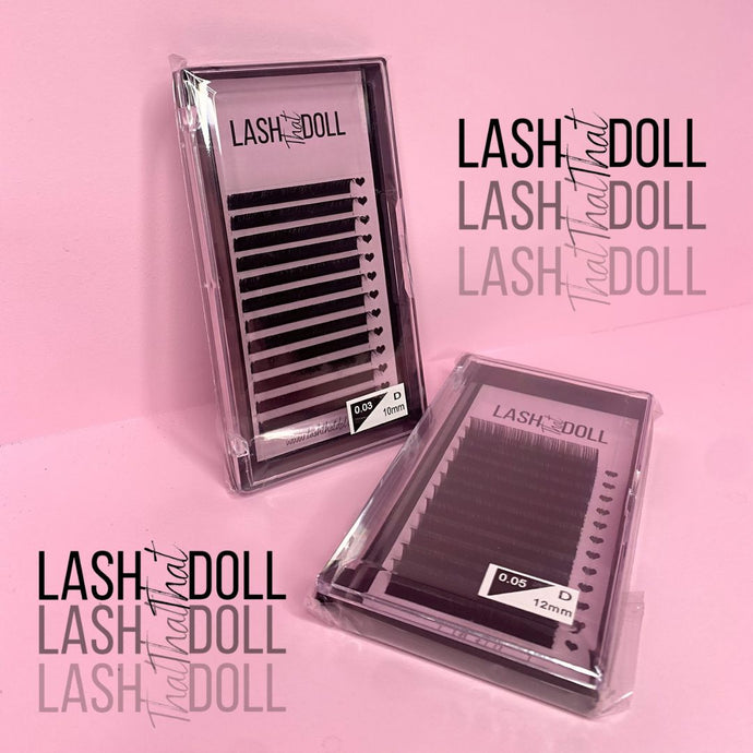 0.03 • D Curl • Individual Lashes • Russian Application